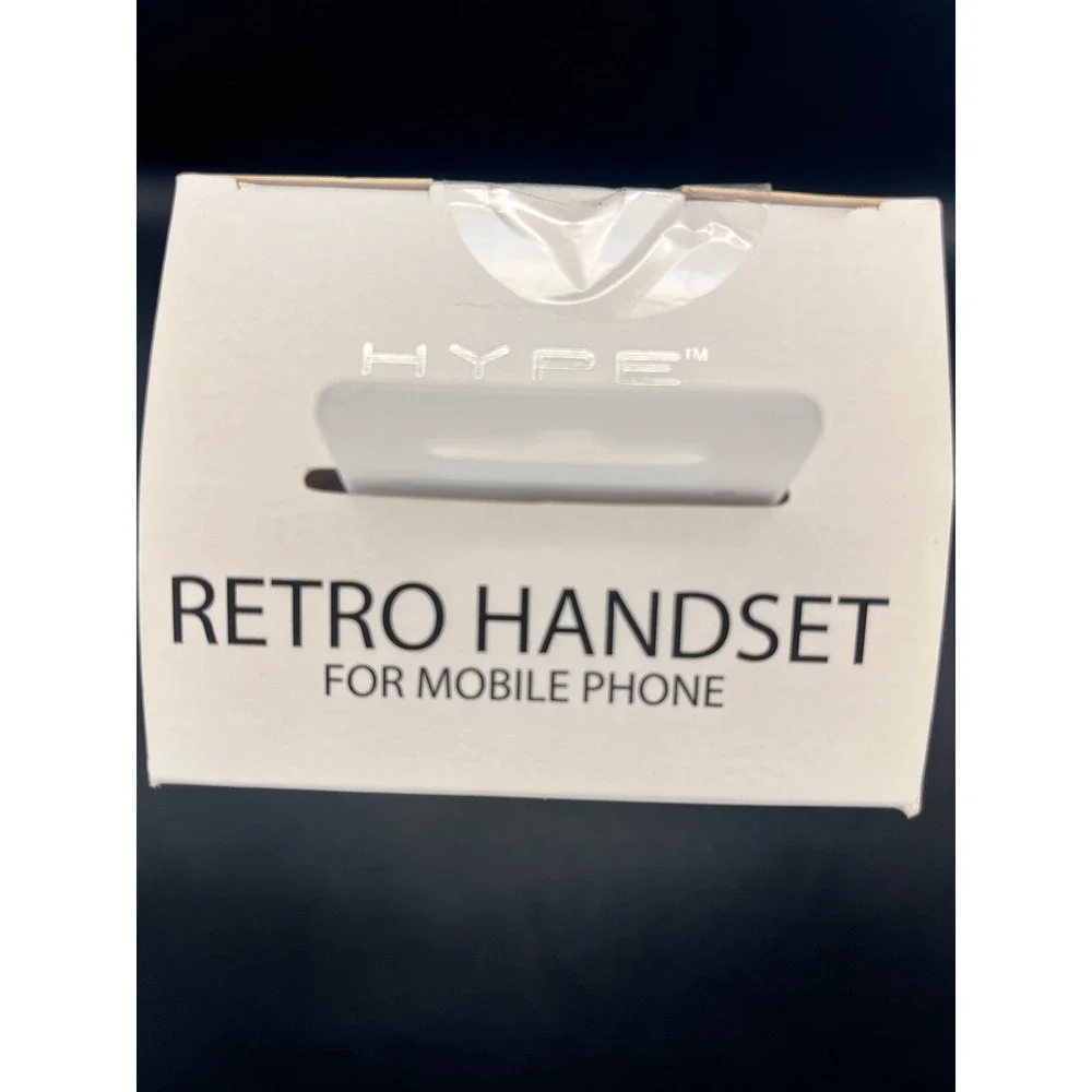HYPE Retro Handset For Mobile Phone Vintage Style 3.5mm Jack Noise Reduction NIB